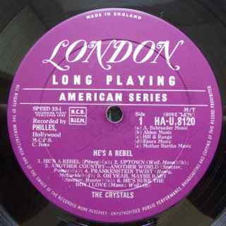 The Crystals - He's A Rebel | London Records (HA-U.8120) - 3 The Crystals - He's A Rebel | London Records (HA-U.8120) - 3