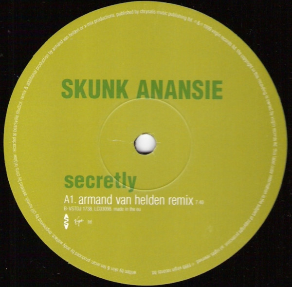 Skunk Anansie - Secretly (Armand Van Helden Remix) | Virgin (VSTDJ 1738) - 2 Skunk Anansie - Secretly (Armand Van Helden Remix) | Virgin (VSTDJ 1738) - 2