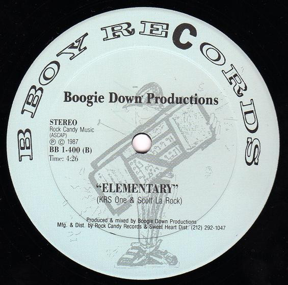 Boogie Down Productions - Poetry | B-Boy Records (BB 1-400) - 2
