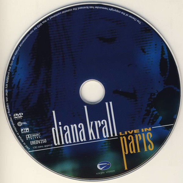Diana Krall - Live In Paris | Eagle Vision (EREDV250) - 3 Diana Krall - Live In Paris | Eagle Vision (EREDV250) - 3