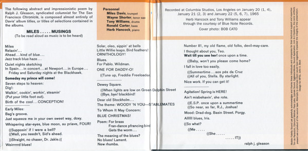 Miles Davis - E.S.P. | Mobile Fidelity Sound Lab (UDSACD 2170) - 3 Miles Davis - E.S.P. | Mobile Fidelity Sound Lab (UDSACD 2170) - 3