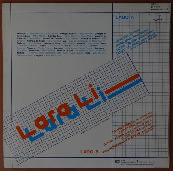 Lara Li - Vem | EMI (1775341) - 2