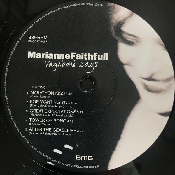 Marianne Faithfull - Vagabond Ways | BMG (BMGCAT445LP) - 3