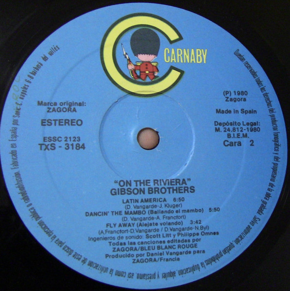 Gibson Brothers - On The Riviera | Carnaby (TXS 3184) - 4