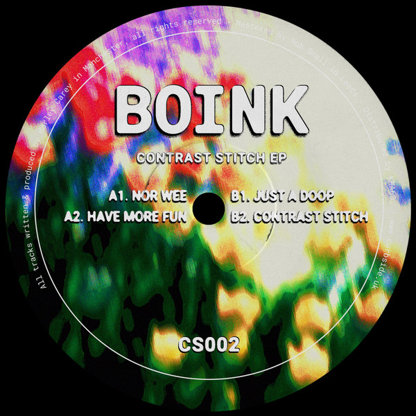 Boink - Contrast Stitch EP | Curb Side (CS002) - main