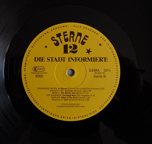 Various - Die Stadt Informiert | Sterne 12 (8000) - 4 Various - Die Stadt Informiert | Sterne 12 (8000) - 4