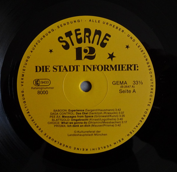 Various - Die Stadt Informiert | Sterne 12 (8000) - 3 Various - Die Stadt Informiert | Sterne 12 (8000) - 3