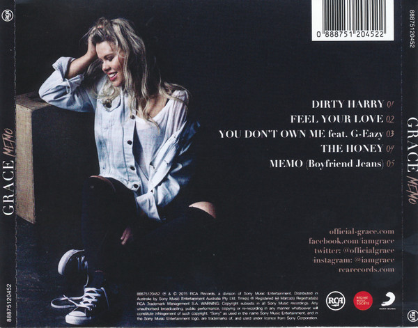 Grace - Memo | RCA (88875120452) - 2 Grace - Memo | RCA (88875120452) - 2