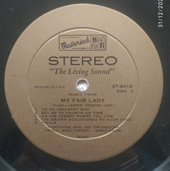 Fontanna And His Orchestra - My Fair Lady Highlights | Masterseal (ST-9010) - 4 Fontanna And His Orchestra - My Fair Lady Highlights | Masterseal (ST-9010) - 4