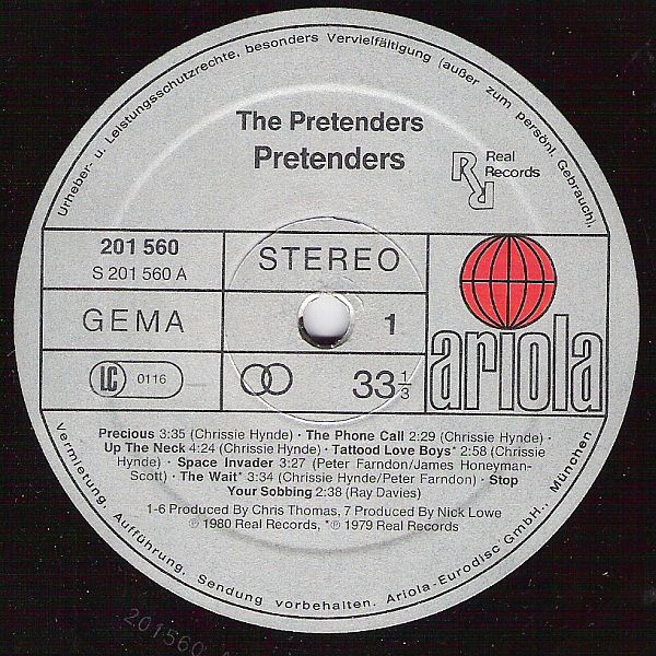 The Pretenders - Pretenders | Ariola (201 560) - 2 The Pretenders - Pretenders | Ariola (201 560) - 2