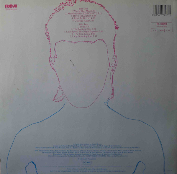 David Bowie - Aladdin Sane | RCA International (NL 83890) - 2 David Bowie - Aladdin Sane | RCA International (NL 83890) - 2