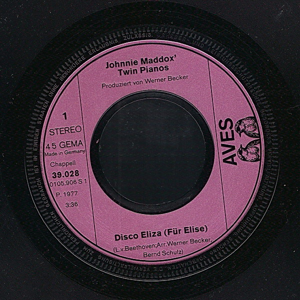 Johnnie Maddox Twin Pianos - Disco Eliza | Aves (39.028)