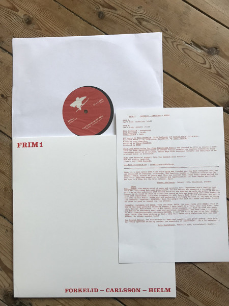 Elin Forkelid - Erik Carlsson - Gustaf Hielm - Can't Hide | FRIM Records (FRIM1) - 2