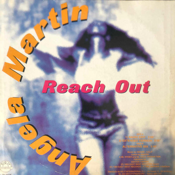 Angela Martin - Reach Out | Dig It International (DMX 10128) - 2