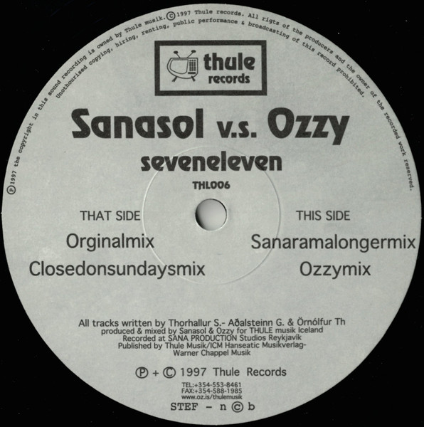 Sanasol vs Ozy - Seveneleven | Thule Records (THL006)