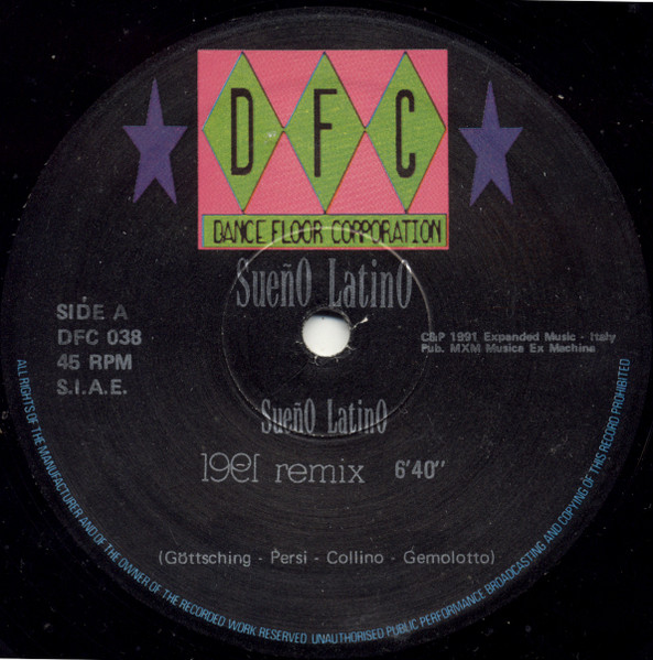 Sueño Latino - Sueño Latino (1991 Remix) | DFC (DFC 038) - 3