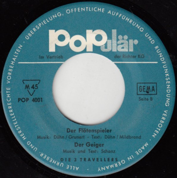 Die 3 Travellers - Orgel Und Flöte | Populär (POP 4001) - 4 Die 3 Travellers - Orgel Und Flöte | Populär (POP 4001) - 4