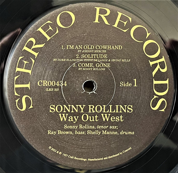 Sonny Rollins - Go West!: The Contemporary Records Albums | Craft Recordings (CR00434) - 4