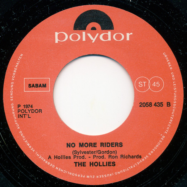The Hollies - The Air That I Breathe | Polydor (2058 435) - 4