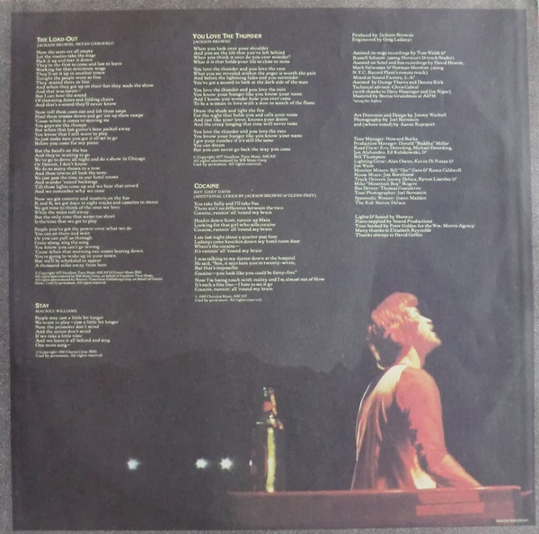 Jackson Browne - Running On Empty | Asylum Records (W 53070) - 4