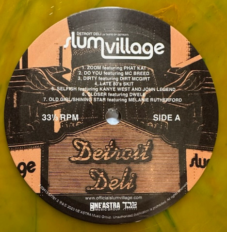Slum Village - Detroit Deli (A Taste Of Detroit) | Ne'Astra Music Group (NMG-3577812-LP) - 3 Slum Village - Detroit Deli (A Taste Of Detroit) | Ne'Astra Music Group (NMG-3577812-LP) - 3