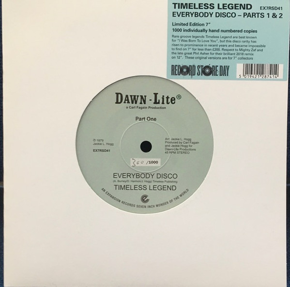 Timeless Legend - Everybody Disco - Parts 1 & 2 | Expansion (EX7RSD41) - main Timeless Legend - Everybody Disco - Parts 1 & 2 | Expansion (EX7RSD41) - main