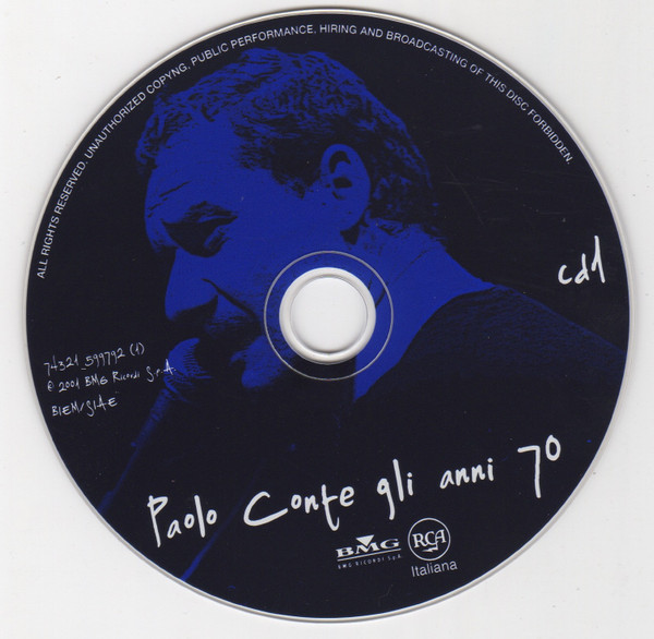 Paolo Conte - Gli Anni 70 | RCA Italiana (74321 599792 (2)) - 3 Paolo Conte - Gli Anni 70 | RCA Italiana (74321 599792 (2)) - 3
