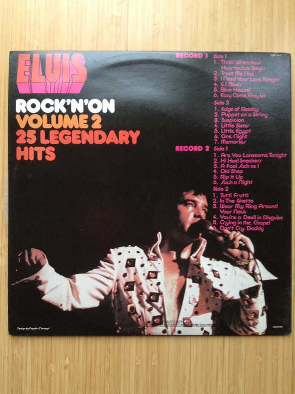 Elvis Presley - Rock 'N' On Volume 2  25 All-Time Rock 'N' Roll Hits | RCA (TSP-141) - 3