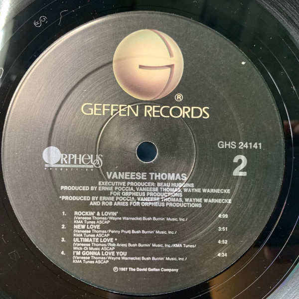 Vaneese Thomas - Vaneese | Geffen Records (GHS 24141) - 4