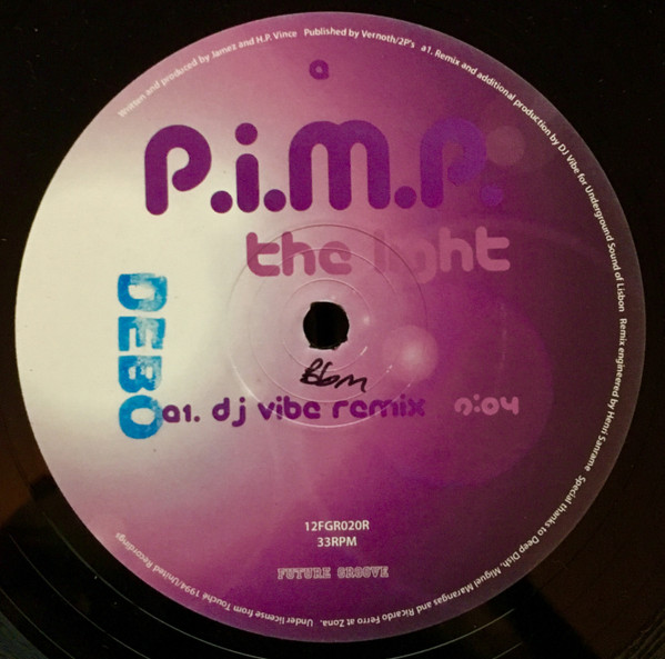 P.I.M.P. - The Light | Future Groove (12FGR020 / 12FGR020R) - 3