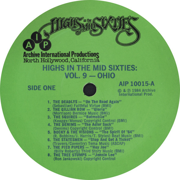 Various - Highs In The Mid Sixties Volume 9: Ohio | AIP Records (AIP 10015) - 3