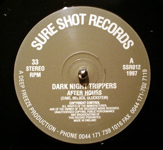 Dark Night Trippers - After Hours | Sure Shot Records (SSR 012)