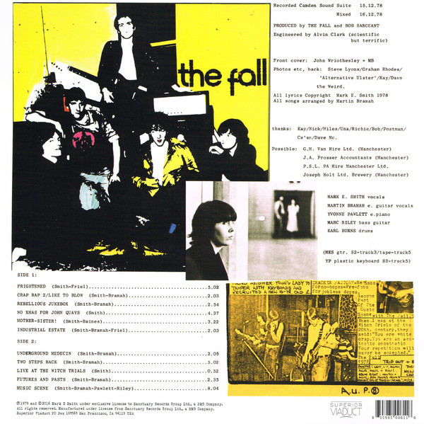 The Fall - Live At The Witch Trials | Superior Viaduct (SV111) - 2
