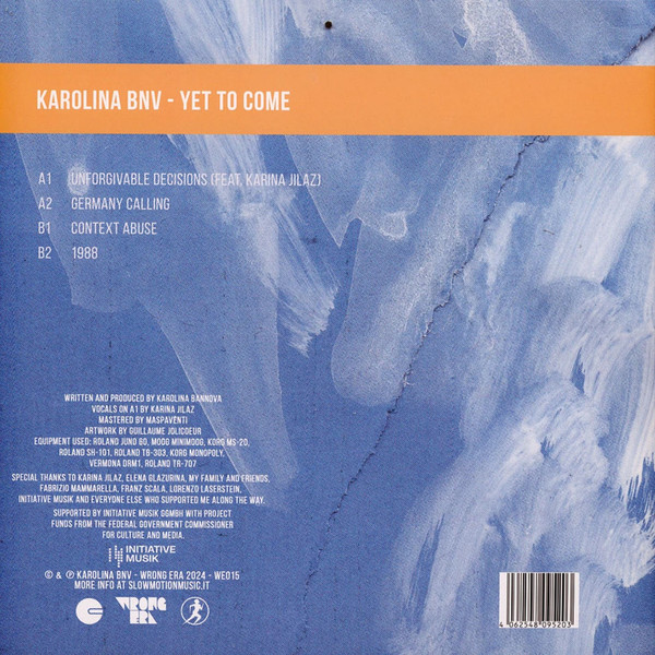 Karolina Bnv - Yet To Come | Wrong Era (WE015) - 2 Karolina Bnv - Yet To Come | Wrong Era (WE015) - 2