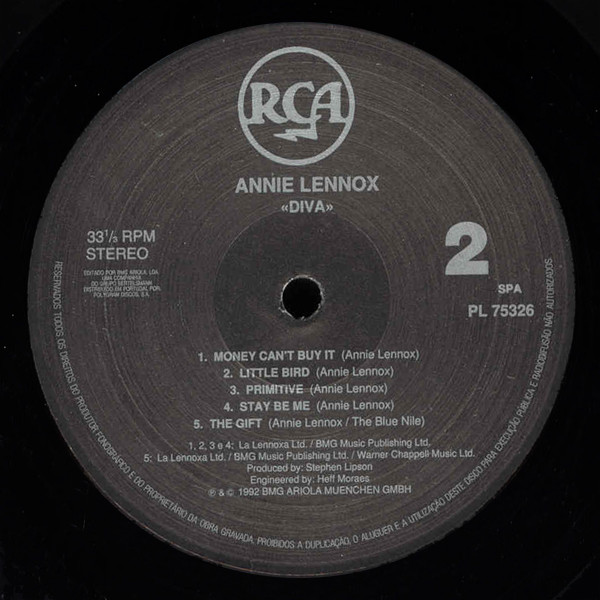 Annie Lennox - Diva | RCA (PL 75326) - 4