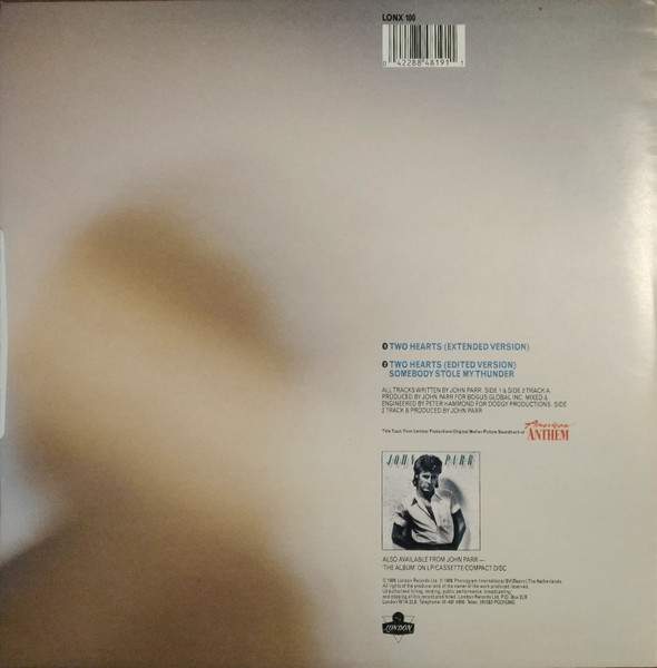 John Parr - Two Hearts | London Records (LONX 100) - 2
