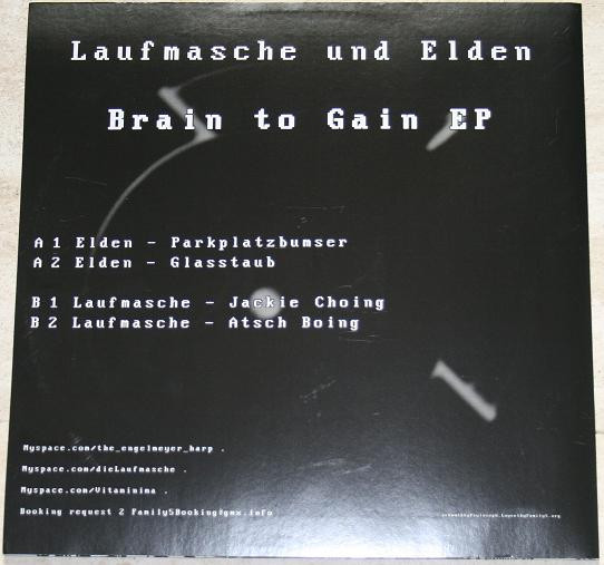 Laufmasche Und Elden - Brain To Gain EP | Vita Minima Recordings (Vitanyl 002) - 2 Laufmasche Und Elden - Brain To Gain EP | Vita Minima Recordings (Vitanyl 002) - 2