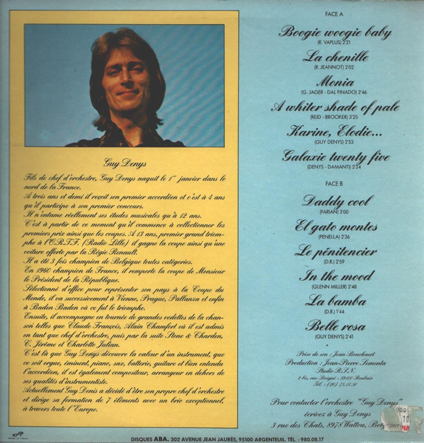 Guy Denys - Ambiance Number One | ABA (ABA 3370) - main