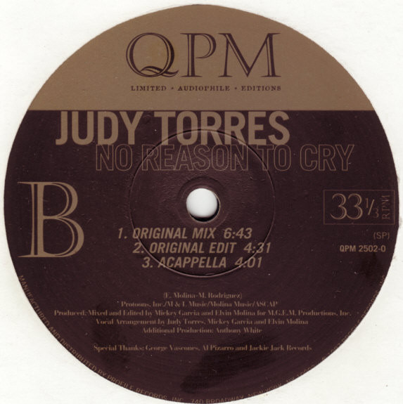 Judy Torres - No Reason To Cry (Remix) | QPM (QPM 2502-0) - 4