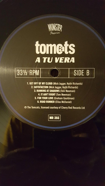 The Tomcats - A Tu Vera | Munster Records (MR 393) - 4 The Tomcats - A Tu Vera | Munster Records (MR 393) - 4