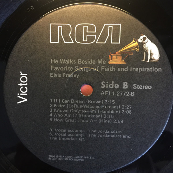 Elvis Presley - He Walks Beside Me, Favorite Songs Of Faith And Inspiration | RCA Victor (AFL1-2772) - 4 Elvis Presley - He Walks Beside Me, Favorite Songs Of Faith And Inspiration | RCA Victor (AFL1-2772) - 4