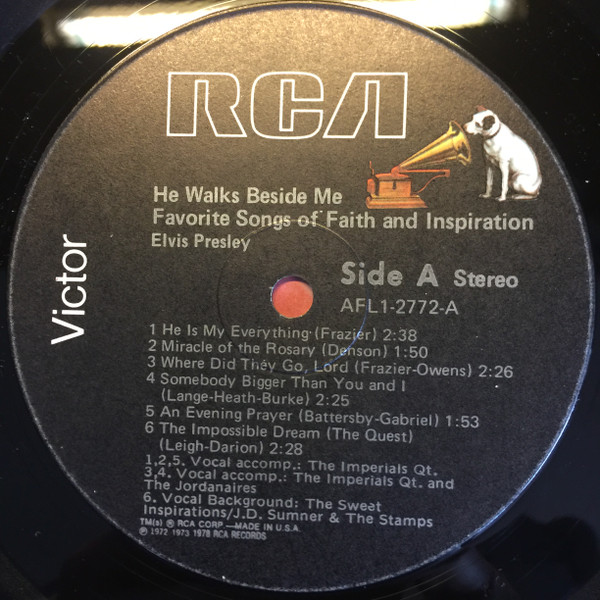 Elvis Presley - He Walks Beside Me, Favorite Songs Of Faith And Inspiration | RCA Victor (AFL1-2772) - 3 Elvis Presley - He Walks Beside Me, Favorite Songs Of Faith And Inspiration | RCA Victor (AFL1-2772) - 3
