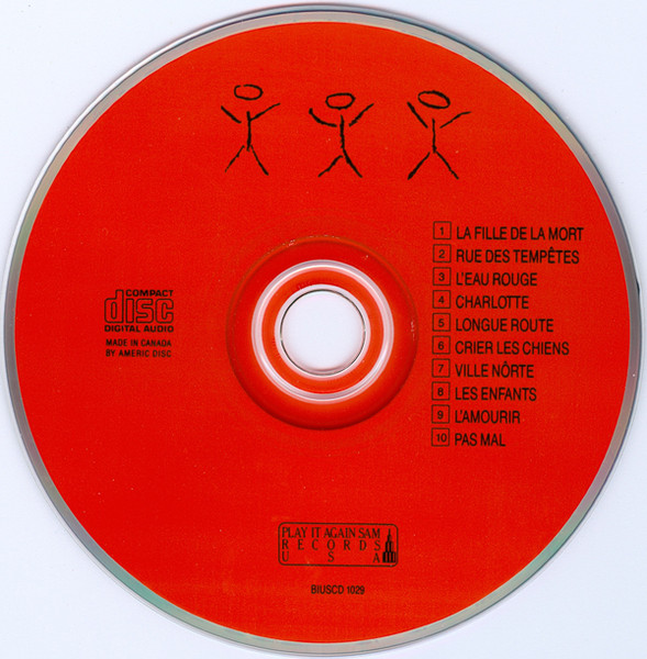 The Young Gods - L'Eau Rouge - Red Water [CD - 1st US Ed. 1989 - BIUSCD 1029 - Mint/Mint] Industrial | Play It Again Sam Records USA (BIUSCD 1029) - 4