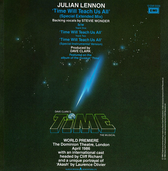 Julian Lennon - Time Will Teach Us All | EMI (12 EMI 5556) - 2 Julian Lennon - Time Will Teach Us All | EMI (12 EMI 5556) - 2
