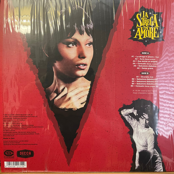 Luis Bacalov - La Strega In Amore | Cam Sugar (CS004) - 3