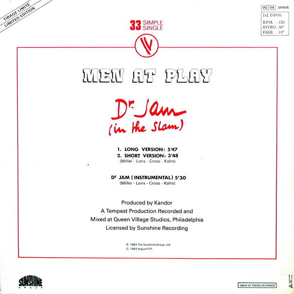 Men At Play - Dr. Jam (In The Slam) | Vogue (311005) - 2 Men At Play - Dr. Jam (In The Slam) | Vogue (311005) - 2