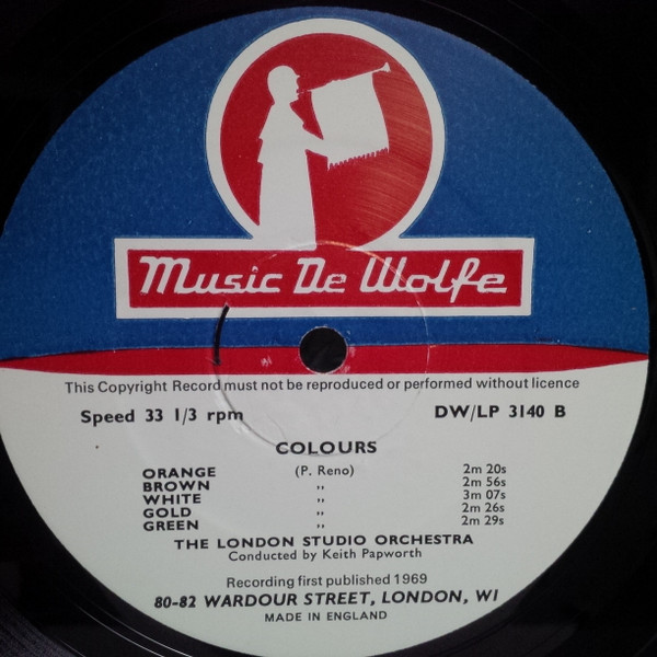 The London Studio Orchestra - Colours | Music De Wolfe (DW/LP 3140) - 4