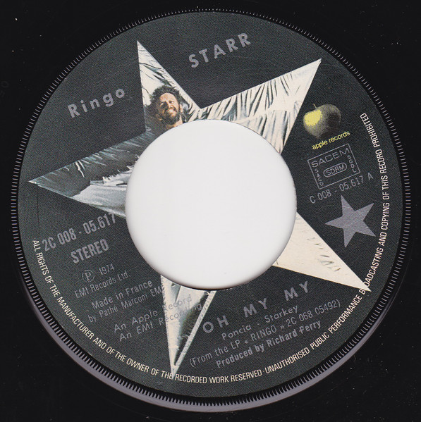Ringo Starr - Oh My My | Apple Records (2 C 008-05617) - 3