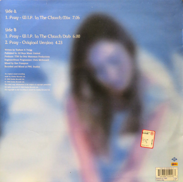 Tina Cousins - Pray | Jive (7243 8 95504 6 7) - 2