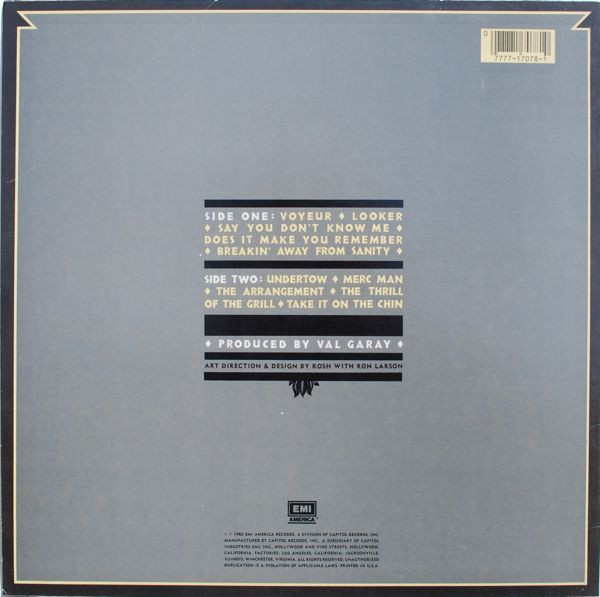 Kim Carnes - Voyeur | EMI America (SO-17078) - 2